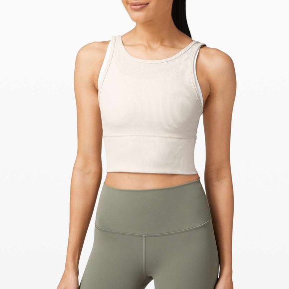 Lululemon Power Pivot Tank *Rib Orange Tank Reversible 🍑🍊 - Picture 4 of 7